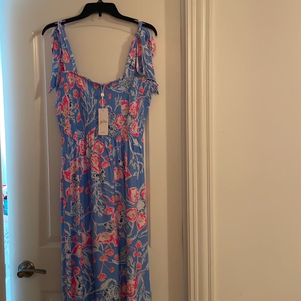 NEW Lilly Pulitzer Kailua Smocked Maxi Dress - Picture 6 of 8